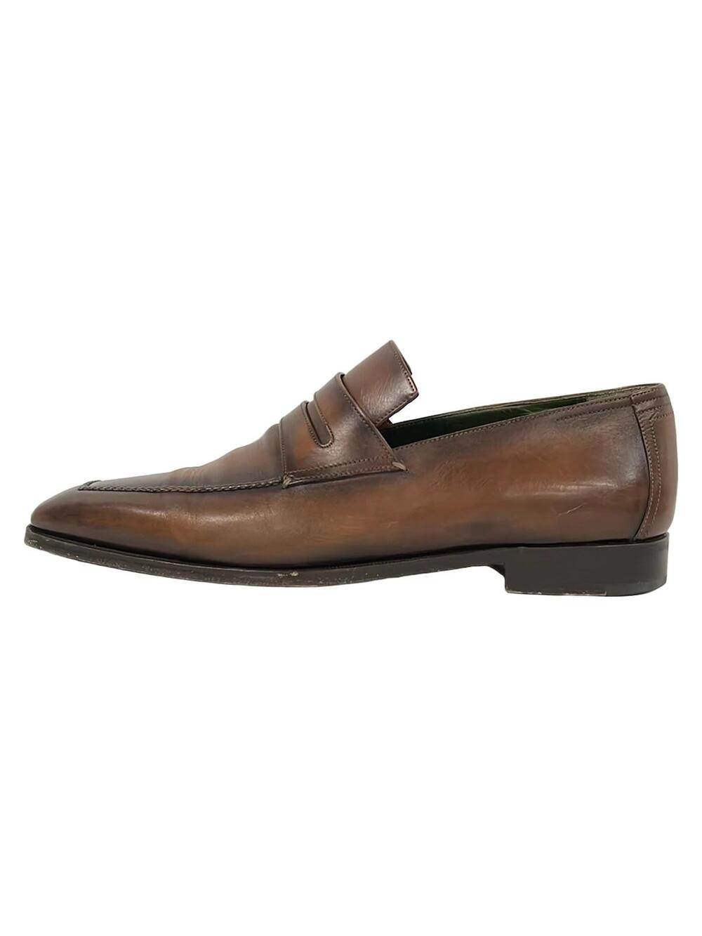Berluti Brown Leather Men's Shoes #374769B57B